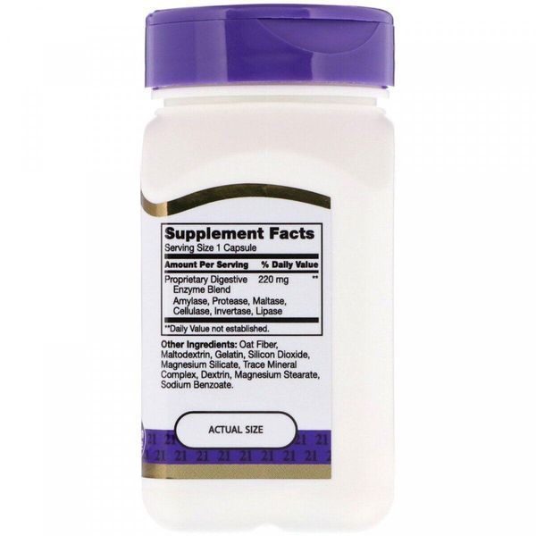 Травні ферменти 21st Century Digestive Enzymes 60 Caps 101022 Proteininlviv