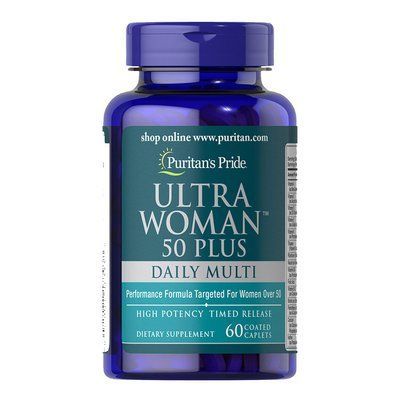Витаминно-минеральный комплекс Puritan's Pride Ultra Woman 50 Plus Multi-Vitamin 60 Caps 163041 Proteininlviv