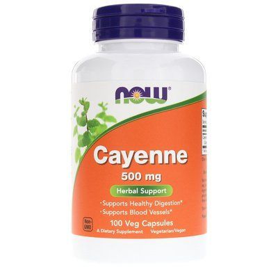 Каенский перец NOW Foods Cayenne 500 mg 100 Vcaps 148128 Proteininlviv
