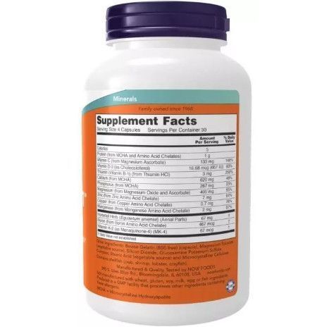 NOW Foods Bone Strength 120 Caps 148449 Proteininlviv