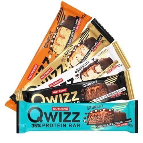 Протеїнові батончики Nutrend Qwizz Protein Bar 60 g Chocolate Coconut 149057 Proteininlviv