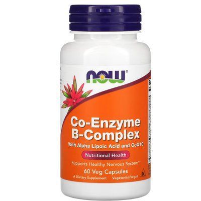 NOW Foods Co-Enzyme B-Complex 60 veg Caps 148452 Proteininlviv