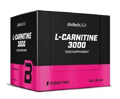 BioTech L-Carnitine Ampule 3000 20x25 ml 111118 Proteininlviv