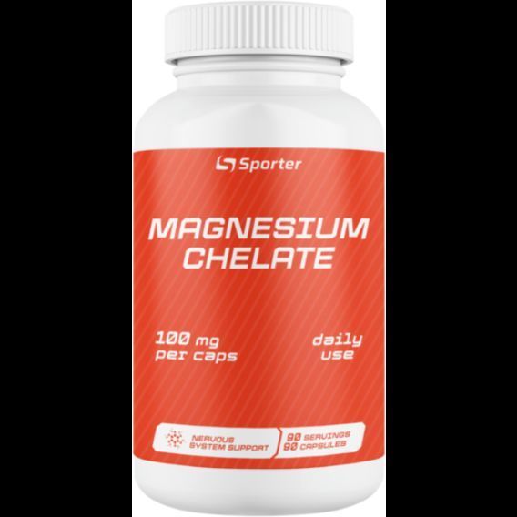 Магний Sporter Magnesium Chelate 90 Caps 192021 Proteininlviv