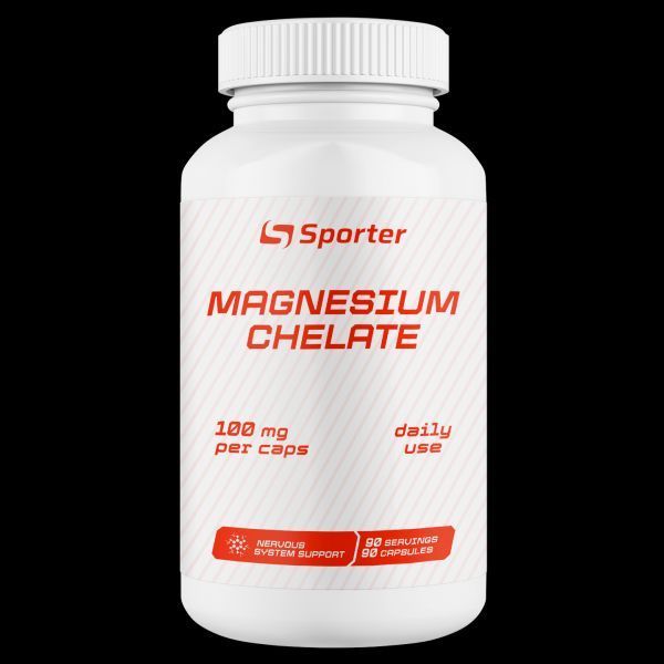 Магний Sporter Magnesium Chelate 90 Caps 192021 Proteininlviv