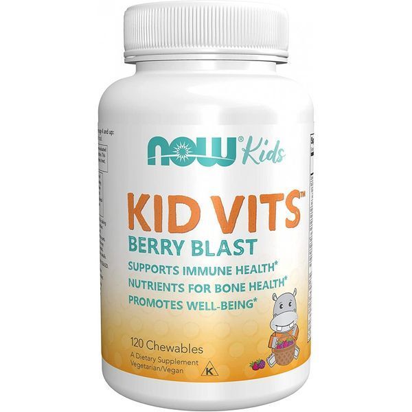 Вітаміни для дітей NOW Foods Kid Vits 120 chewables 148079 Proteininlviv