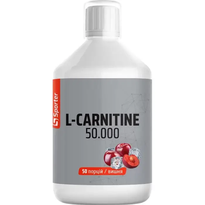 Sporter L-Carnitine 50 000 mg 500 ml (Вишня) 192073 Proteininlviv