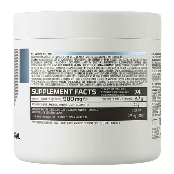 Минеральная добавка OstroVit Magnesium Citrate 200 g Natural 155190 Proteininlviv