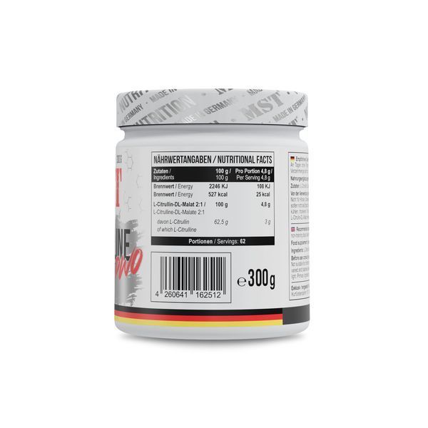 Амінокислота MST Nutrition Citrulline Malat Pure 300 g 139004 Proteininlviv