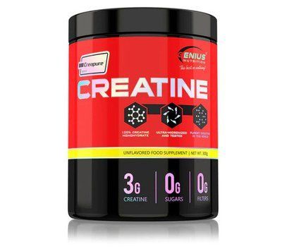 Креатин Genius Nutrition, Creatine Creapure 300 g (термін 07/25)