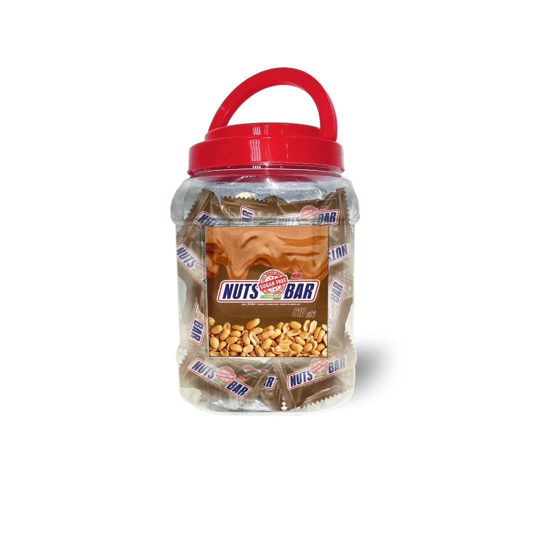 Купити Цукерки Nuts Bar mini Power Pro з карамеллю та смаженим арахісом ...