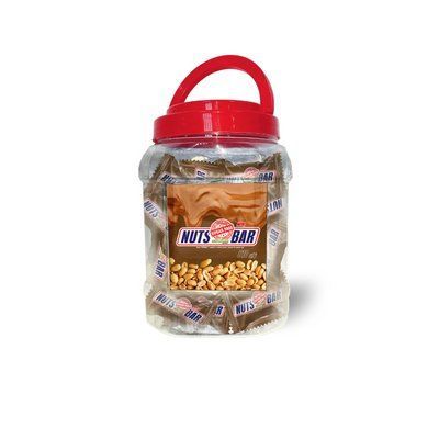 Цукерки Nuts Bar mini Power Pro з карамеллю та смаженим арахісом, глазуровані 810 г (без додавання цукру) 157014 Proteininlviv