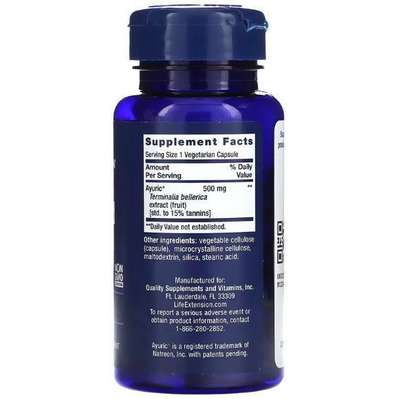 Life Extension Uric Acid Control 60 Veg Caps 300015 Proteininlviv