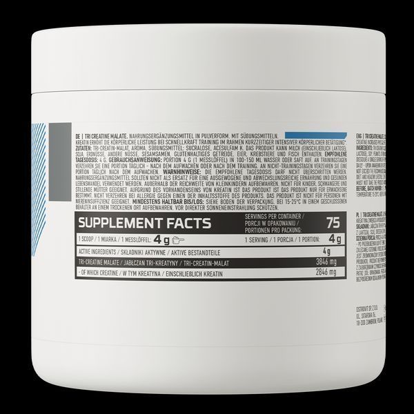 Три - креатин малат Ostrovit Tri-Creatine Malate 300 g Lemon