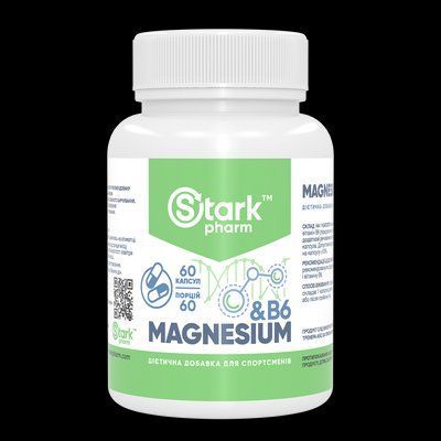 Magnesium & B6 Stark Pharm 60 caps 172077 Proteininlviv