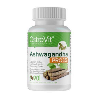 Ashwagandha Pro 15 OstroVit 90 tabs 155023 Proteininlviv