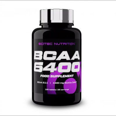 Scitec Nutrition BCAA 6400 125 Tabs 167044 Proteininlviv