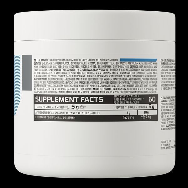 Глютамін Ostrovit Glutamine 300 g Lemon 155483 Proteininlviv