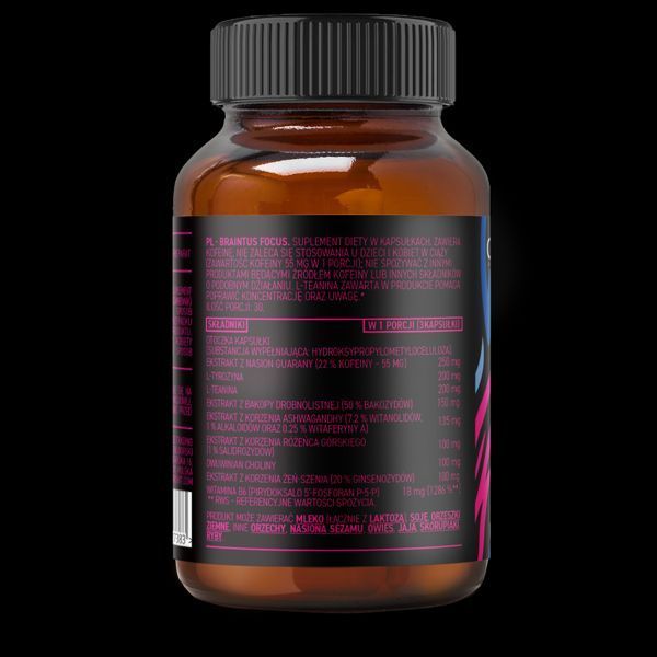 Харчова домішка OstroVit Braintus Focus 90 caps 155217 Proteininlviv