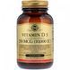 Solgar Vitamin D3 (Cholecalciferol) 250 mcg (10000 IU) 120 Softgels 169028 фото 1 Proteininlviv