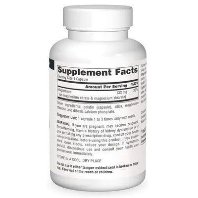 Магній Source Naturals Magnesium Citrate 133 mg 90 caps 225006 Proteininlviv