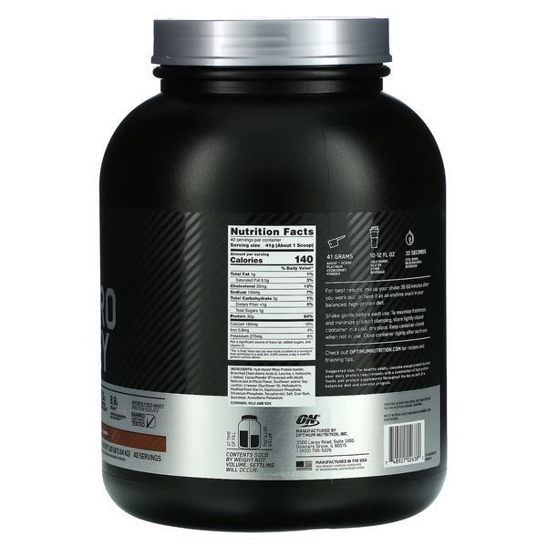 Optimum Nutrition Platinum HydroWhey 1590 g 153043 Proteininlviv
