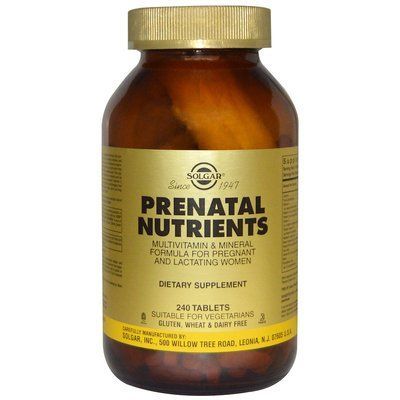 Prenatal Nutrients Solgar 240 tabs 169011 Proteininlviv