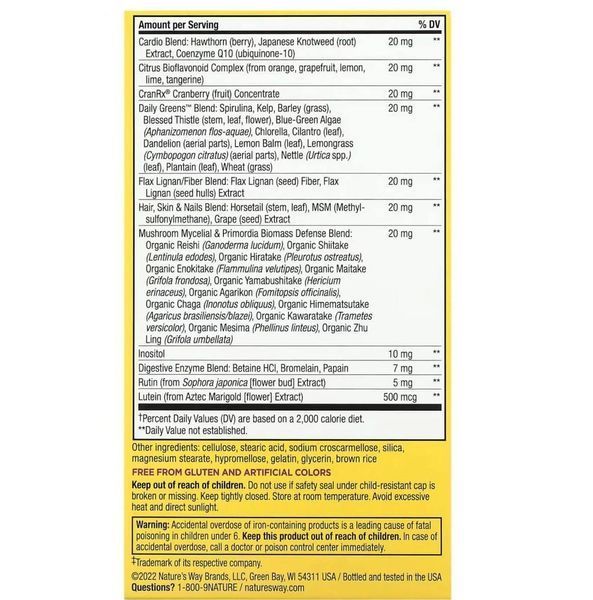 Мультивитамины для женщин Nature's Way Alive! Once Daily Women's Ultra Potency Multi-Vitamin 30 tabs 104050 Proteininlviv