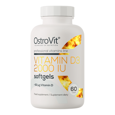 OstroVit Vitamin D 2000 60 Softgels 155127 Proteininlviv