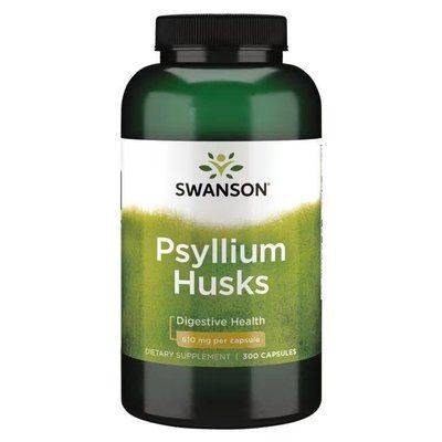 Swanson Psyllium Husks 610 mg 300 Caps 174079 Proteininlviv
