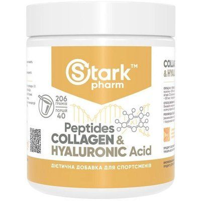 Stark Pharm Collagen Peptides & Hyaluronic Acid 206 г 172066 Proteininlviv