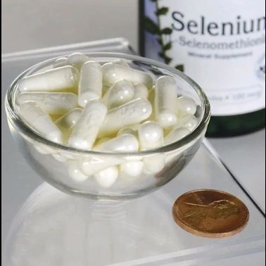 Swanson Selenium L-Selenomethionine 100 mcg 200 Caps 174015 Proteininlviv