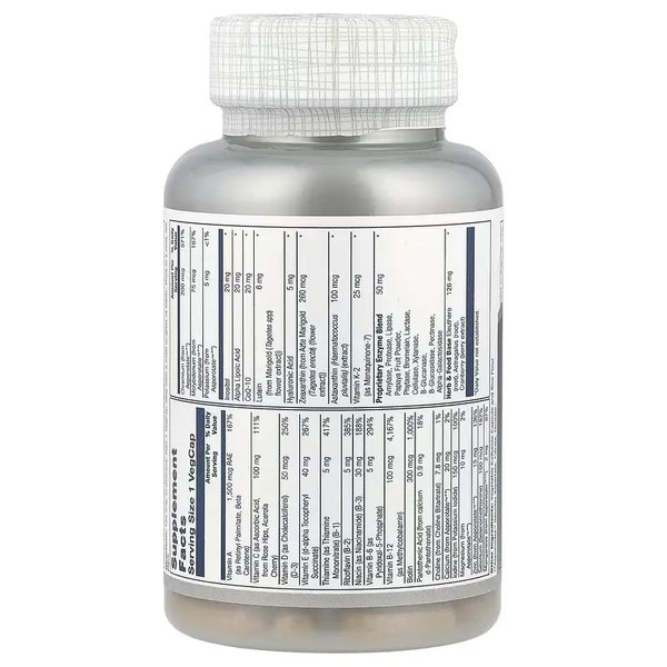 Solaray Once Daily Adult 50+ Multivitamin 90 Caps 143043 Proteininlviv
