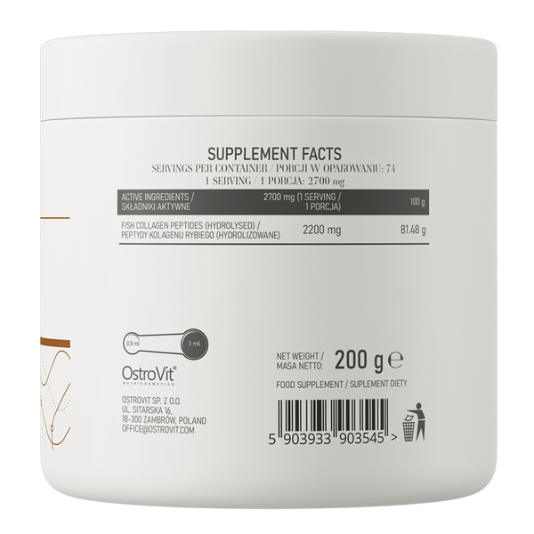 Коллаген OstroVit Marine Collagen 200 g 155461 Proteininlviv