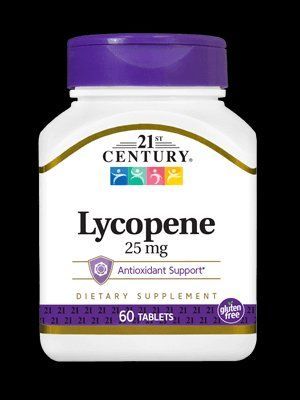 Антиоксидантная добавка 21st Century Lycopene 25 mg 60 Tabs 101046 Proteininlviv