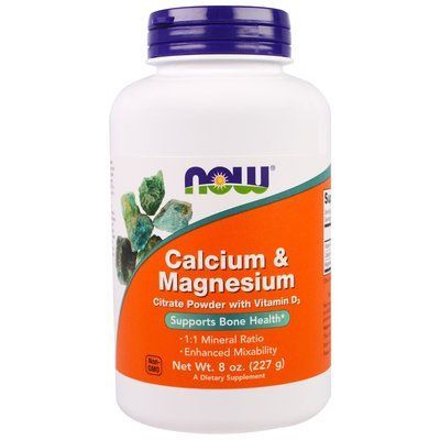 NOW Foods Calcium & Magnesium 227 г 148180 Proteininlviv