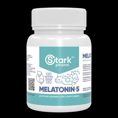Melatonin 5 мг Stark Pharm (для хорошего сна) &ndash; 120 табл 172078 Proteininlviv