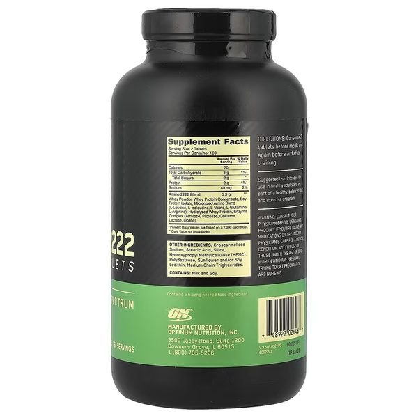 Аминокислоты Optimum Nutrition Superior Amino 2222 320 Tabs 153048 Proteininlviv