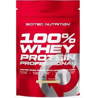 Протеїн Scitec Nutrition 100% Whey Protein Professional 1000 g 167190 Proteininlviv