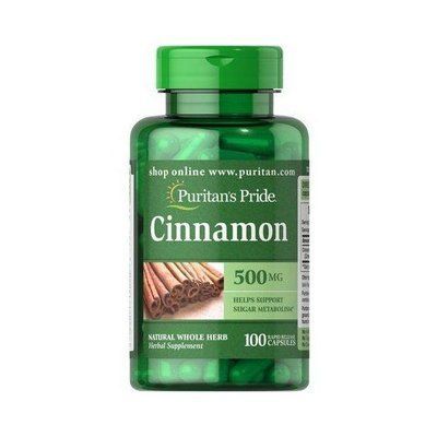 Puritan's Pride Cinnamon 500 mg 100 caps 163033 Proteininlviv