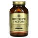 Lipotropic Factors Solgar 100 tabs 169007 фото 1 Proteininlviv