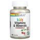 Мультивитамины для детей Solaray Kids Vitamins & Minerals 60 chewable 143027 фото 1 Proteininlviv