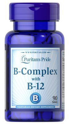 Puritan's Pride B-Complex with B-12 90 таблеток 163080 Proteininlviv