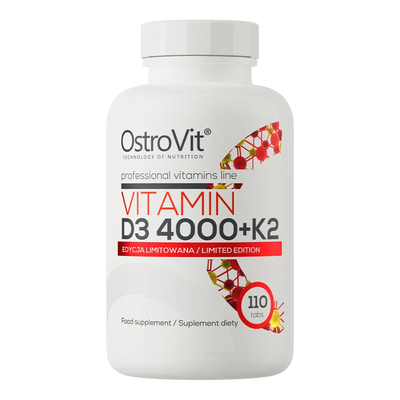 OstroVit Vitamin D3 4000 + K2 110 tabs 155137 Proteininlviv