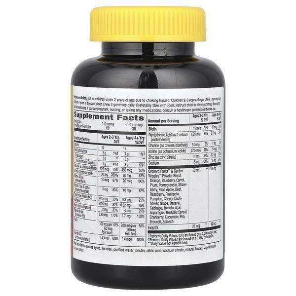 Мультивитамины для детей Nature's Way Alive! Multi-Vitamin for Children 60 Gummies (Cherry, Orange, Grape) 104003 Proteininlviv