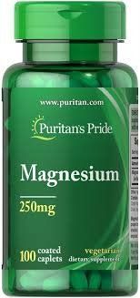 Puritan's Pride Magnesium 250 мг 100 caps 163078 Proteininlviv