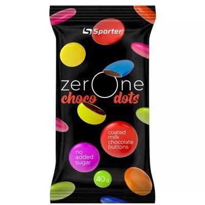 Sporter Zero One Choco Dots Молочный шоколад 40 г 192042 Proteininlviv