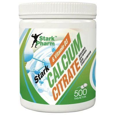 Calcium Citrate & Vitamin D3 Mega tabs 1000 мг Stark Pharm 500 таб 172065 Proteininlviv