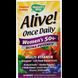 Мультивитамины для женщин Nature's Way Alive! Once Daily Women's 50+ Multi-Vitamin 60 Tabs 104005 фото 2 Proteininlviv