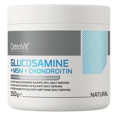 OstroVit Glucosamine + MSM + Chondroitin Powder 150g 155033 Proteininlviv